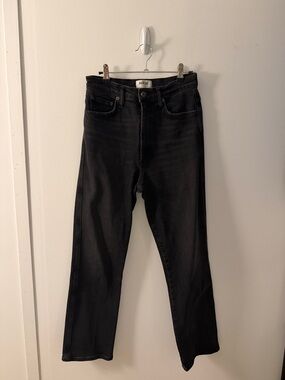 Agolde Black High-Waist Jeans
